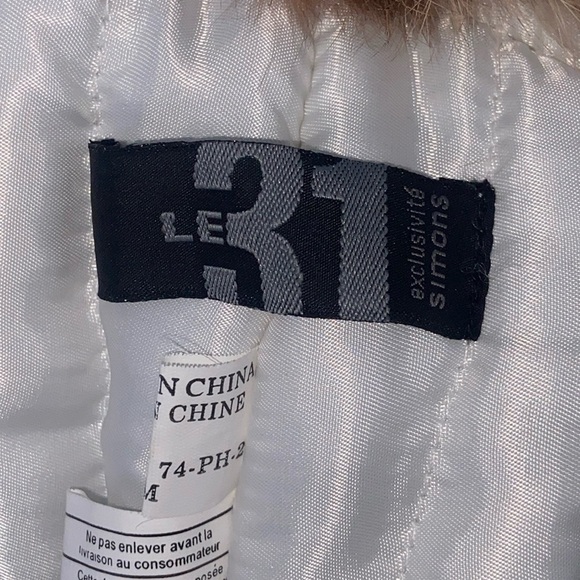 Men’s SIMONS Le 31 white Trapper Aviator Winter hat with genuine Fur size medium - Picture 10 of 17